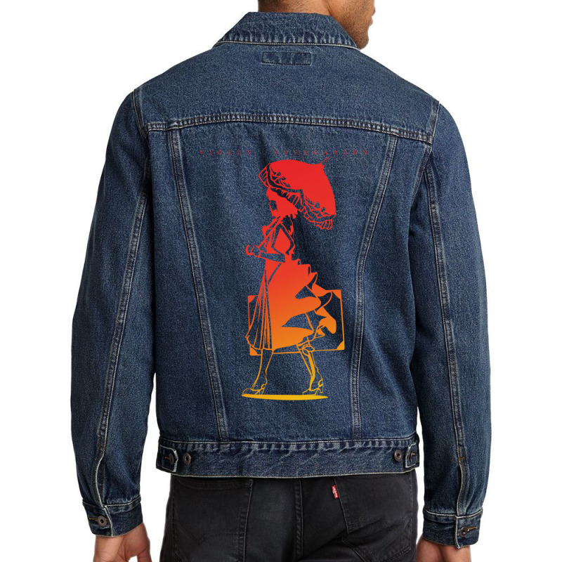 Violet Evergarden Sunset Men Denim Jacket | Artistshot