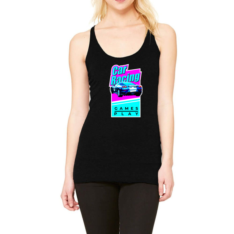 Car Racing Games Play Racerback Tank by SilverSollida | Artistshot