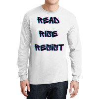 Read Rise Resist Hand Drawn Apparel And Accessories At Discounted Pric Long Sleeve Shirts | Artistshot