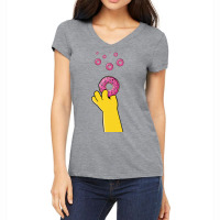 Homer Donuts Women's V-neck T-shirt | Artistshot