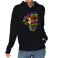 I Am Black History Month Woman Black Girl Magic Melanin Lightweight Hoodie | Artistshot