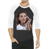 Great Model Millie Bobby Great Model Brown Florence More Then Awesome 3/4 Sleeve Shirt | Artistshot