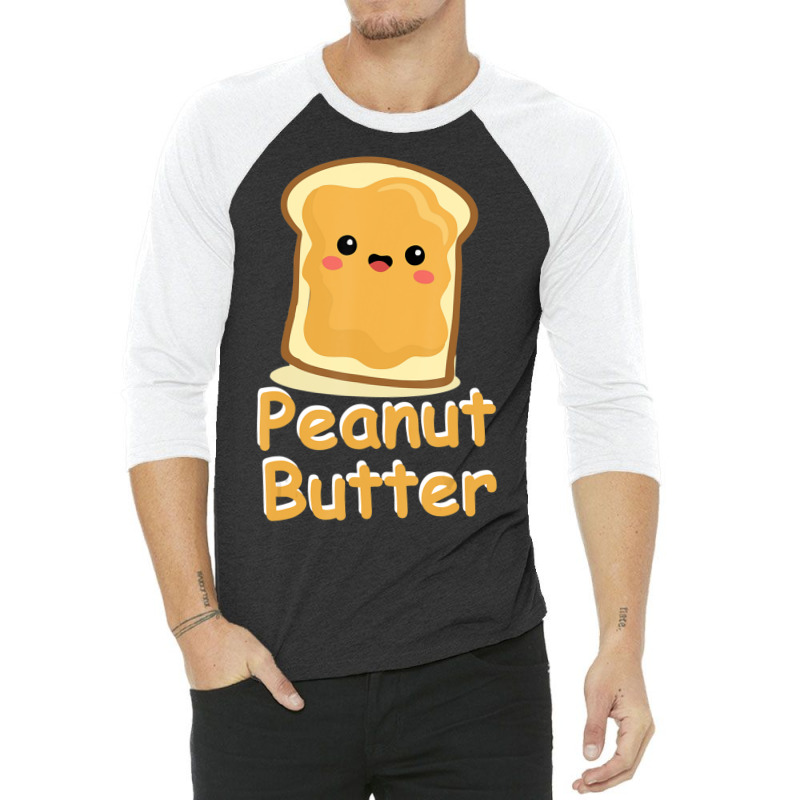 Peanut Butter Matching Halloween Costume For Couples Adults 3/4 Sleeve Shirt by cm-arts | Artistshot