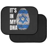 Fingerprint Dna Biometry Israel Flag T Shirt Rear Car Mat | Artistshot