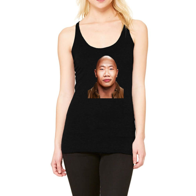 Dwayne The Wok Johnson -the Wock In Chinese Social Credit Points Meme  Racerback Tank by DonaldGutier | Artistshot