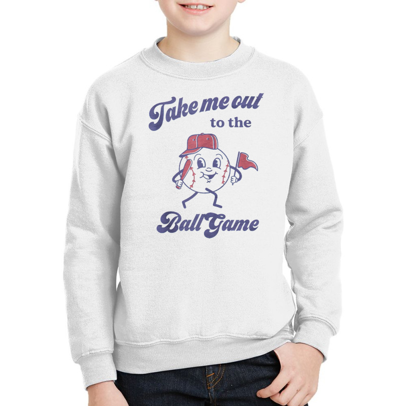 Take Me Out To The Ball Game Baseball Softball Tank Top Youth Sweatshirt | Artistshot