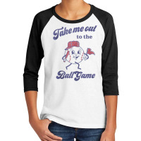 Take Me Out To The Ball Game Baseball Softball Tank Top Youth 3/4 Sleeve | Artistshot