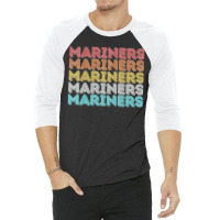 Vintage Retro Mariners Sweatshirt 3/4 Sleeve Shirt | Artistshot