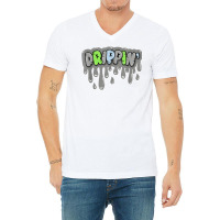 Drippin' Green Bean 5s Matching T Shirt V-neck Tee | Artistshot