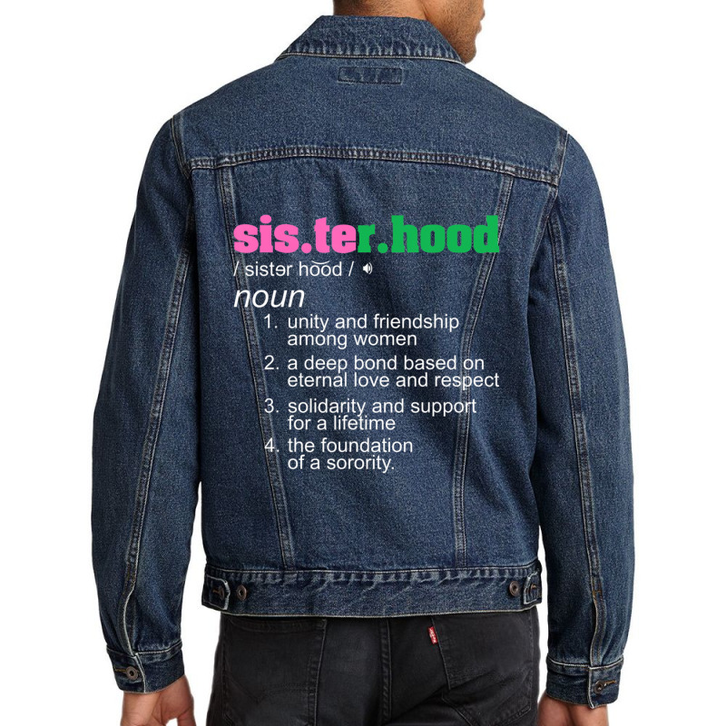 J15 Nineteen 08 Aka African Women Sisterhood Noun Hand Sign Men Denim Jacket | Artistshot