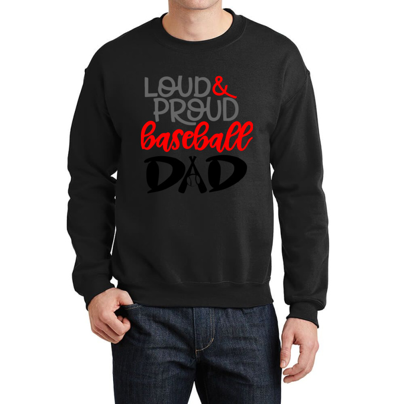 Baseball Dad Crewneck Sweatshirt | Artistshot