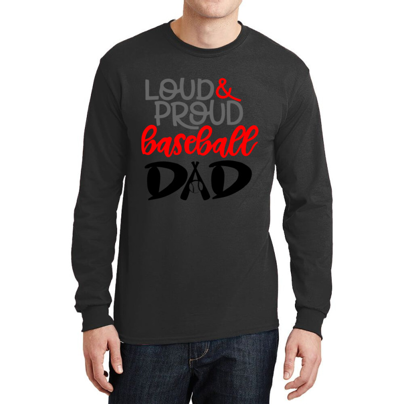 Baseball Dad Long Sleeve Shirts | Artistshot