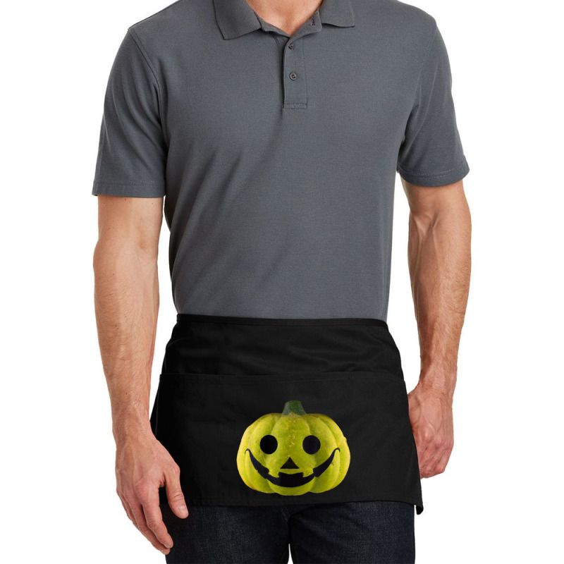 Cute Green Jack O Lantern Halloween Pumpkin Waist Apron | Artistshot