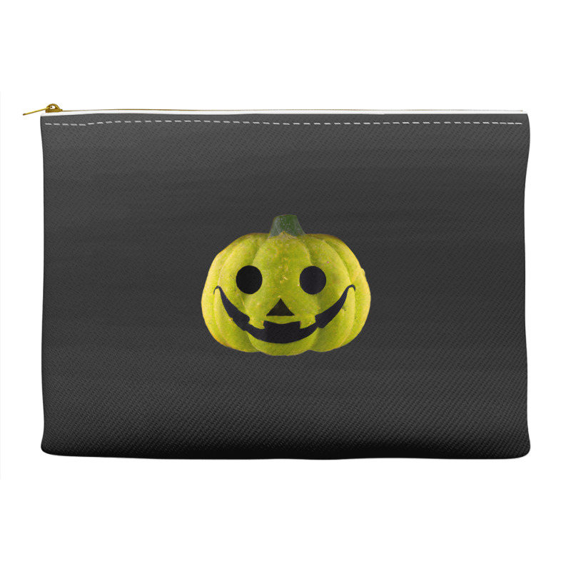 Cute Green Jack O Lantern Halloween Pumpkin Accessory Pouches | Artistshot