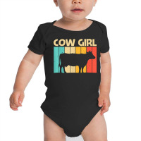 Funny Cow For Girls Kids Farm Animal Cow Lovers Dairy Farmer T Shirt Baby Bodysuit | Artistshot