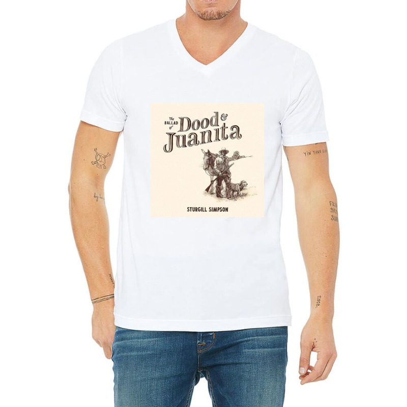 Sturgill Simpson V-Neck Tee by cm-arts | Artistshot