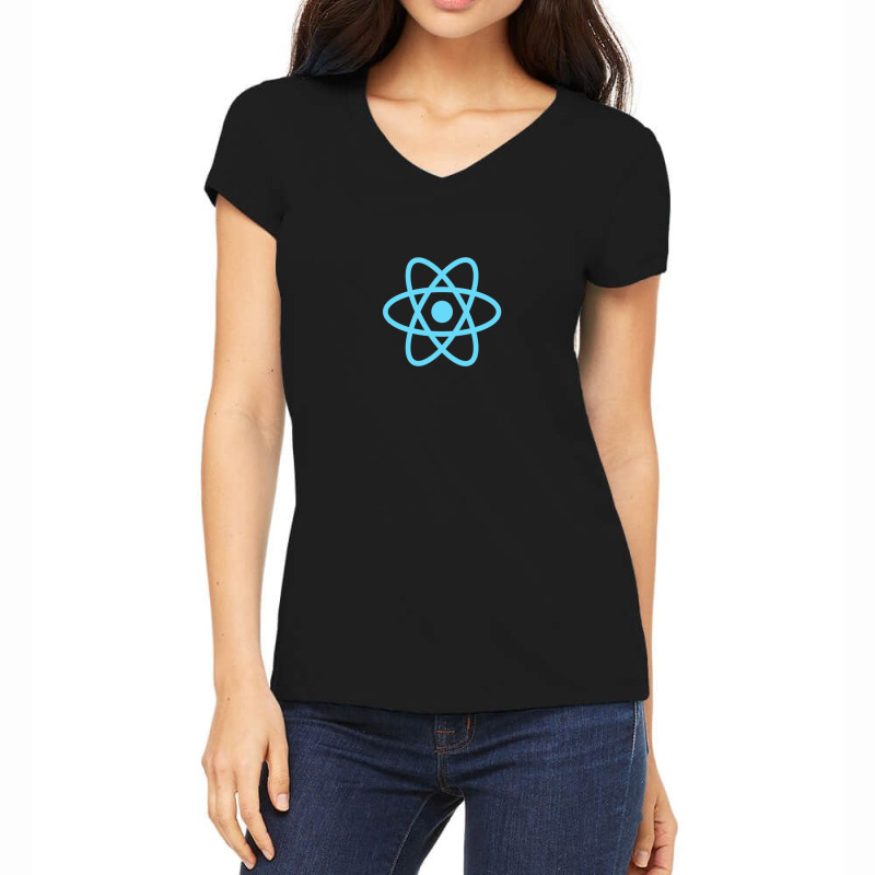 Reactjs Reactjs Official Javascript Framework T Women's V-Neck T-Shirt by cm-arts | Artistshot