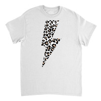 Leopard Lightning Bolt Cheetah Animal Print Sweatshirt Classic T-shirt | Artistshot