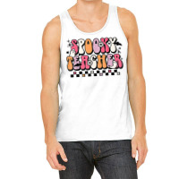 Funny Spooky Season Retro Spooky Teacher Halloween Costume T Shirt Tank Top | Artistshot