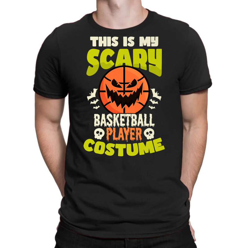 Scary Player Costume Design Halloween Basketball Premium T Shirt T-shirt | Artistshot