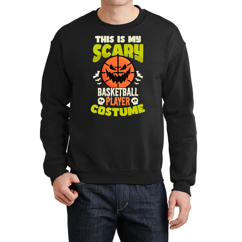 Scary Player Costume Design Halloween Basketball Premium T Shirt Crewneck Sweatshirt | Artistshot