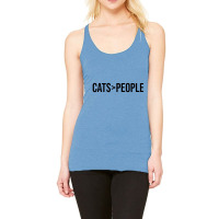 Cats Greater Than People Racerback Tank | Artistshot