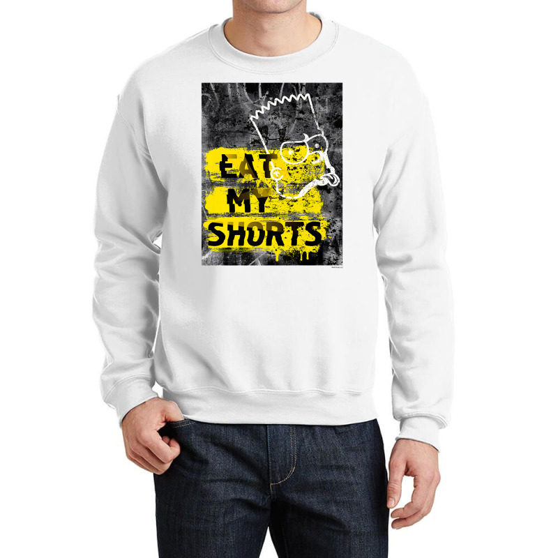 The Simpsons Bart Simpson Eat My Shorts Graffiti Premium T Shirt Crewneck Sweatshirt by cm-arts | Artistshot