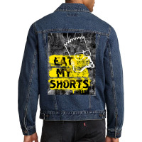 The Simpsons Bart Simpson Eat My Shorts Graffiti Premium T Shirt Men Denim Jacket | Artistshot