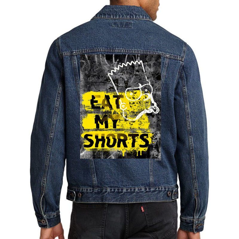 The Simpsons Bart Simpson Eat My Shorts Graffiti Premium T Shirt Men Denim Jacket by cm-arts | Artistshot