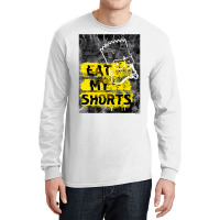 The Simpsons Bart Simpson Eat My Shorts Graffiti Premium T Shirt Long Sleeve Shirts | Artistshot