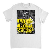 The Simpsons Bart Simpson Eat My Shorts Graffiti Premium T Shirt Classic T-shirt | Artistshot