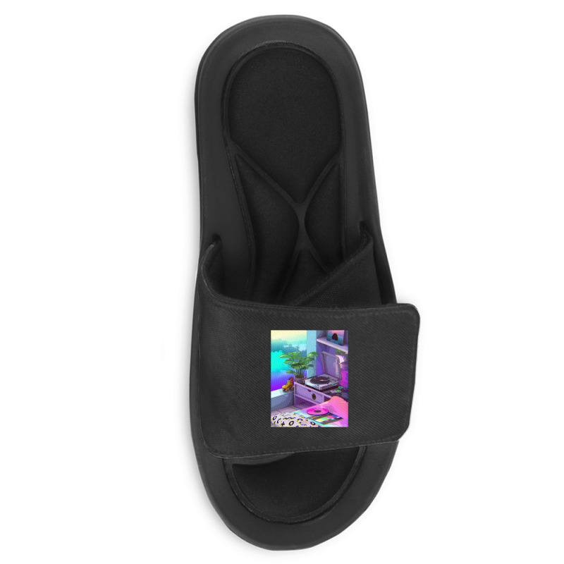 Vaporwave Aesthetic Slide Sandal | Artistshot