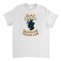 Hogarth Scottish Clan Motto And Tartan T Shirt Classic T-shirt | Artistshot