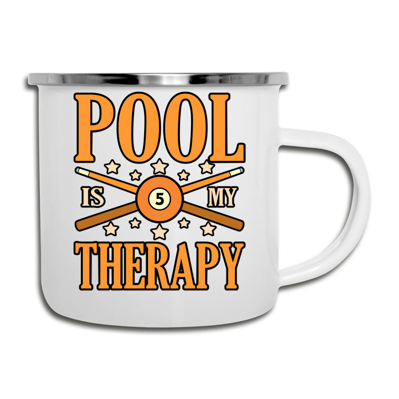 Pool Is My Therapy Billiards Snooker Sports Player Graphic Pullover Ho Camper Cup | Artistshot