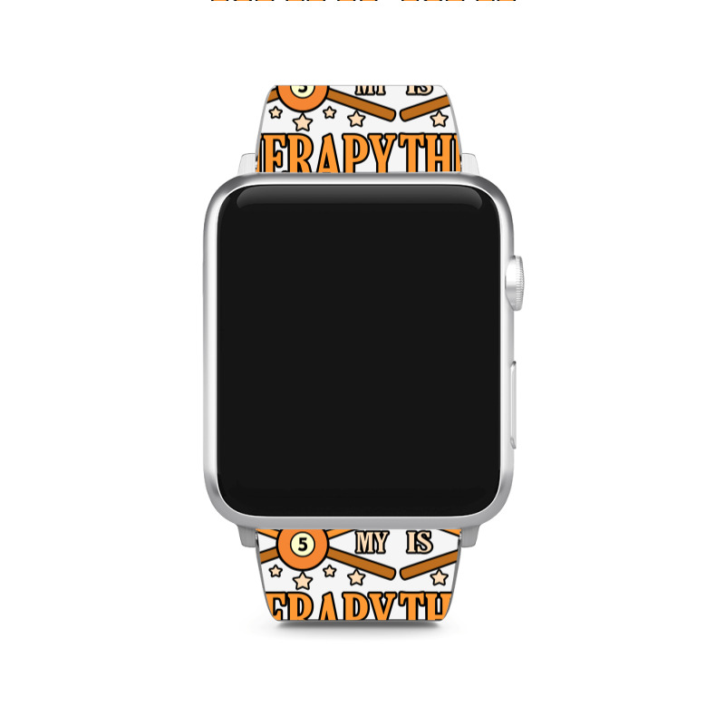 Pool Is My Therapy Billiards Snooker Sports Player Graphic Pullover Ho Apple Watch Band | Artistshot