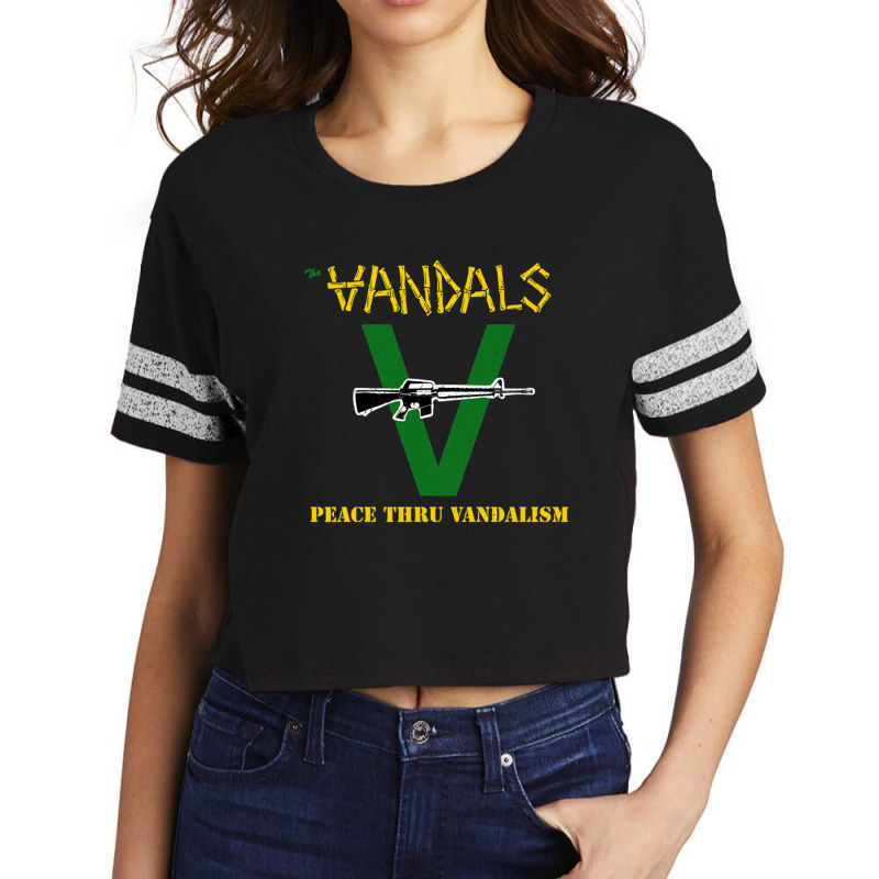 The Vandals Scorecard Crop Tee by BraedenBarnett | Artistshot