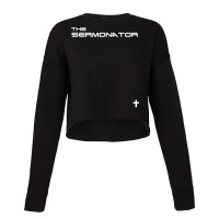 Pastor Shirts  Funny Sermonator Church Reverend Shirt T Shirt Cropped Sweater | Artistshot