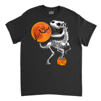 Halloween Dinosaur T Rex Skeleton Scary Boys Kids Teens T Shirt Classic T-shirt | Artistshot