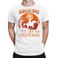 Brooms Are For Amateurs Witch Riding Horse Halloween Women Long Sleeve T-shirt | Artistshot