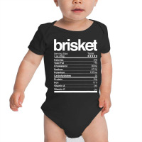 Brisket Nutritional Facts Jewish Hanukkah Chanukah Foods Baby Bodysuit | Artistshot