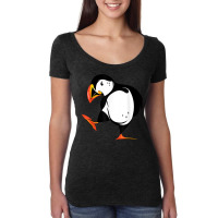 Puffin Baby Seabirds Lovers Bird Lover Iceland Funny Animal T Shirt Women's Triblend Scoop T-shirt | Artistshot