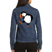 Puffin Baby Seabirds Lovers Bird Lover Iceland Funny Animal T Shirt Ladies Denim Jacket | Artistshot