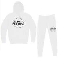 Chaotic Neutral Alignment Kinda Care Kinda Don't Funny Quotes Rela Hoodie & Jogger Set | Artistshot