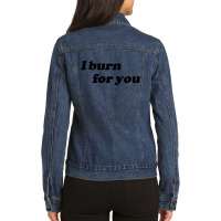 Bridgerton I Burn For You Ladies Denim Jacket | Artistshot