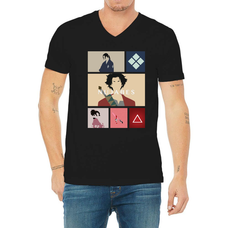 Samurai Champloo V-Neck Tee by cm-arts | Artistshot