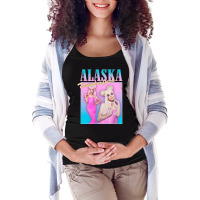 Alaska, Alaska Vintage, Alaska Art, Alaska Painting, The Alaska, Thund Maternity Scoop Neck T-shirt | Artistshot