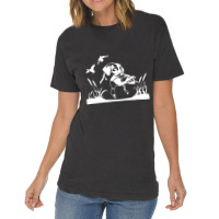 Bird Dog Duck Hunting Willow In The Marsh Hunter Vintage T-shirt | Artistshot