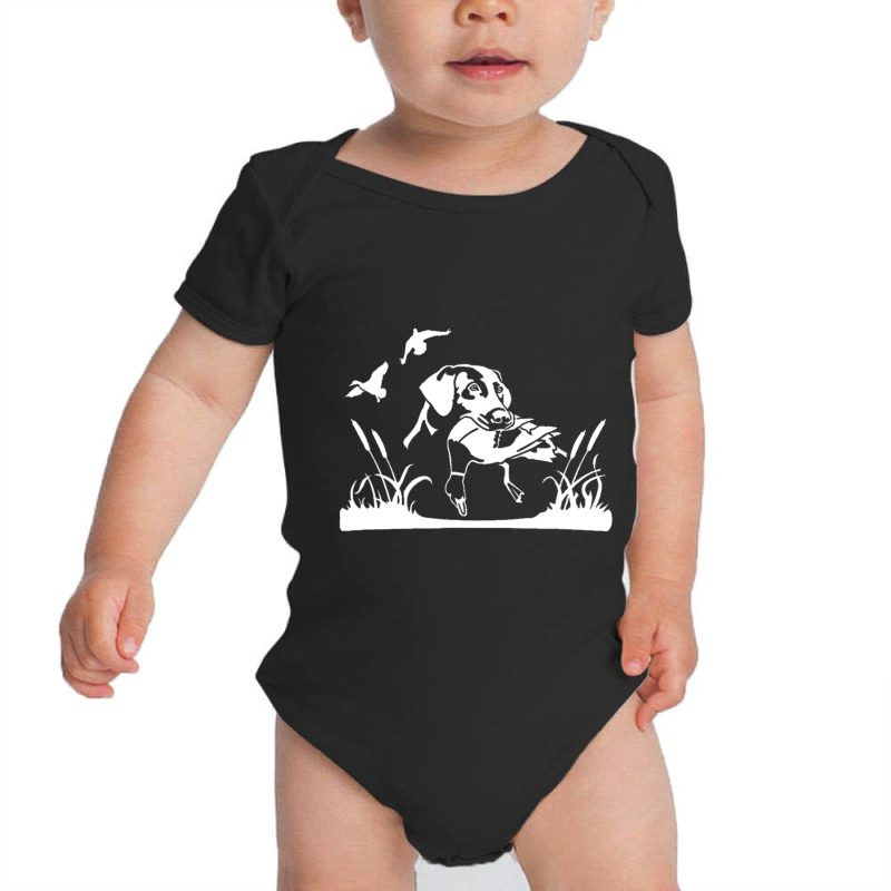 Bird Dog Duck Hunting Willow In The Marsh Hunter Baby Bodysuit | Artistshot