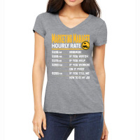 Marketing Manager Hourly Rate   Funny Marketing Director T Shirt Women's V-neck T-shirt | Artistshot