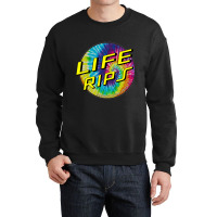 Life Rips Chris D_elia Congratulations Podcast Tie Dye Color Way Crewneck Sweatshirt | Artistshot